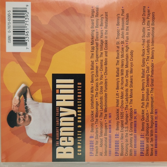 BENNY HILL The Naughty Early Years Complete and Unadulterated 3 DVD set - Picture 13 of 17